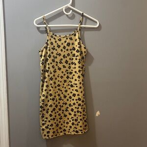 Girls size 10 cheetah dress